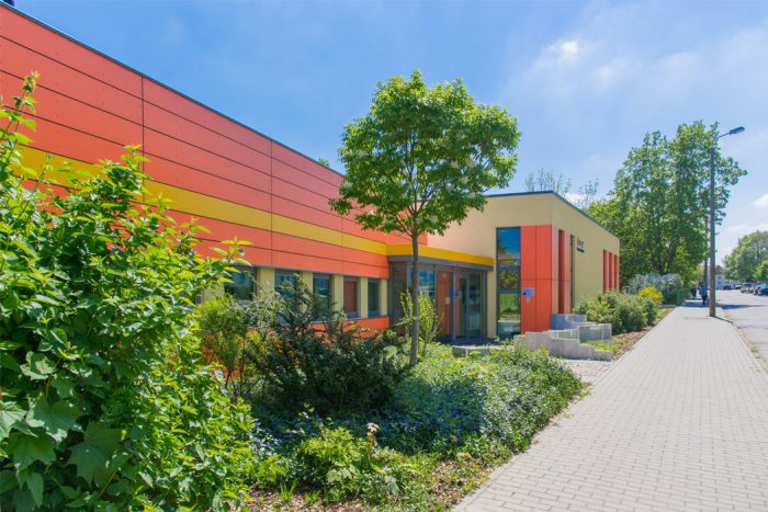 Kindergarten Kuschelhaus Magdeburg von außen – Sußmann Architektur